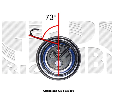 Tensioner Pulley, timing belt (FI19290)