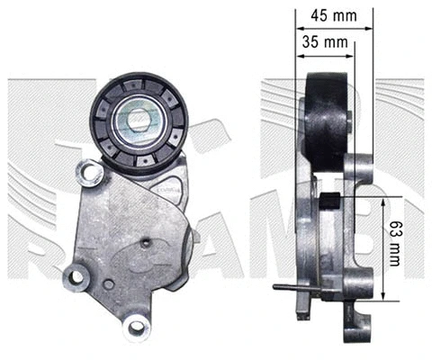 Belt Tensioner, V-ribbed belt (FI11790)