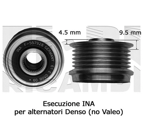 Alternator Freewheel Clutch (FI17900)