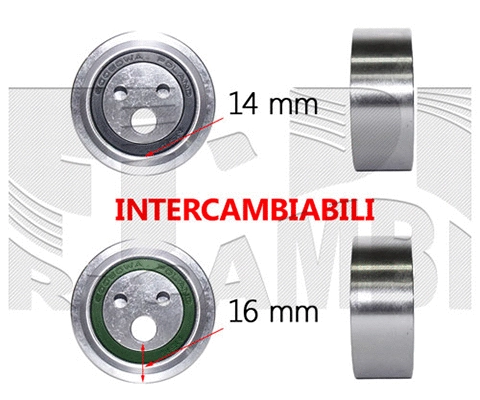 Tensioner Pulley, timing belt (FI5600)