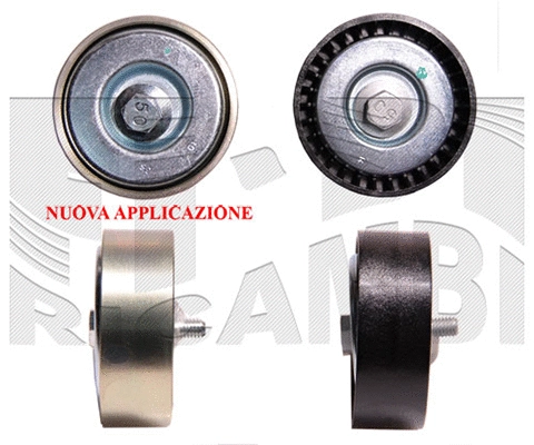 Deflection/Guide Pulley, V-ribbed belt (FI9120)