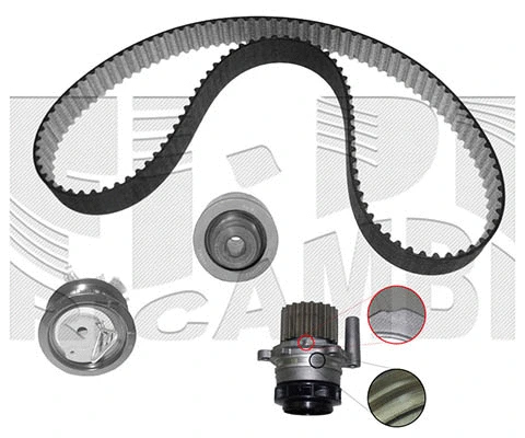 Water Pump & Timing Belt Kit (WKFI190B)