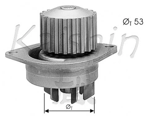 Water Pump, engine cooling (WPK345)