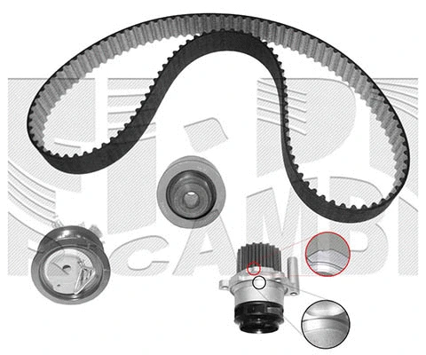 Water Pump & Timing Belt Kit (WKFI190)