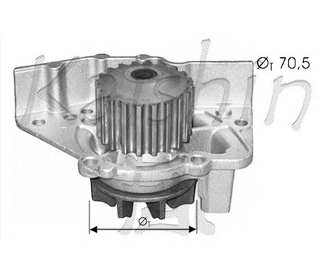 Water Pump, engine cooling (WPK411)