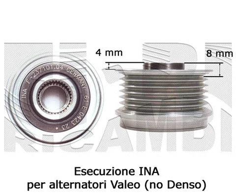Alternator Freewheel Clutch (FI12200)