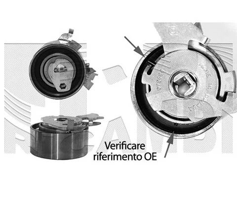 Tensioner Pulley, timing belt (00462)