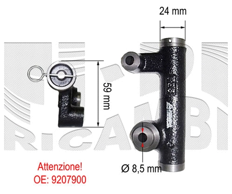 Vibration Damper, timing belt (88582)
