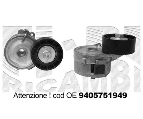 Belt Tensioner, V-ribbed belt (00867)