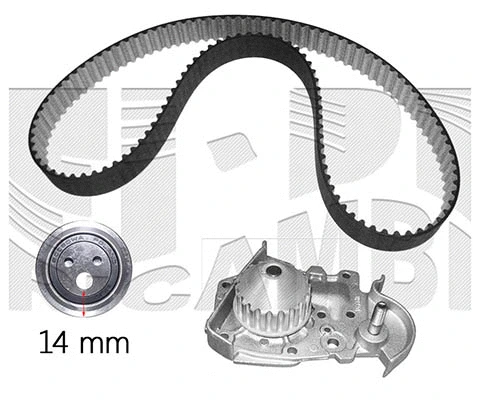 Water Pump & Timing Belt Kit (0590KRWB)