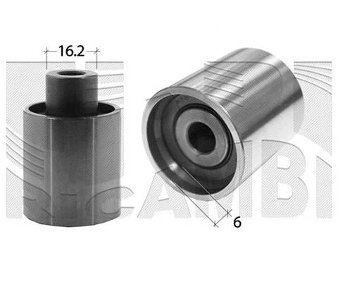 Deflection/Guide Pulley, timing belt (67760)