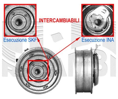 Tensioner Pulley, timing belt (46663)