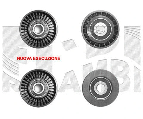 Deflection/Guide Pulley, V-ribbed belt (10567)