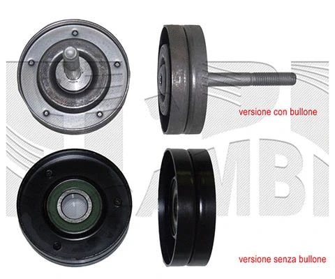 Deflection/Guide Pulley, V-ribbed belt (A06032)
