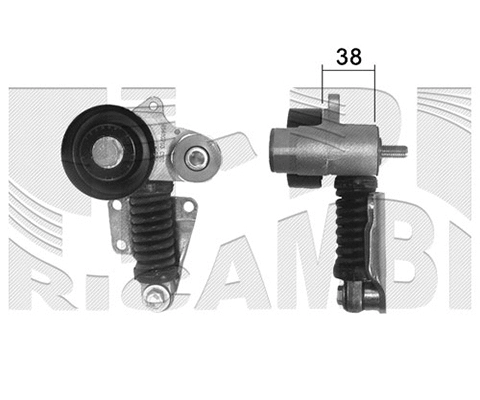 Belt Tensioner, V-ribbed belt (A02116)