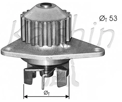 Water Pump, engine cooling (WPA348)