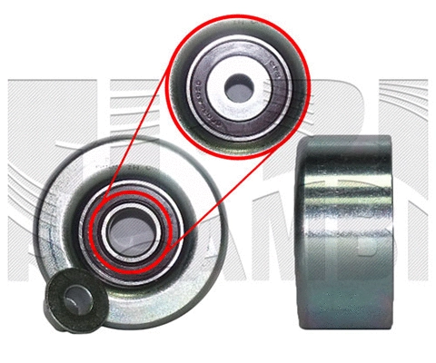 Deflection/Guide Pulley, V-ribbed belt (A08424)
