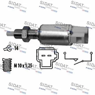 Switch, clutch control (cruise control) (E140117)