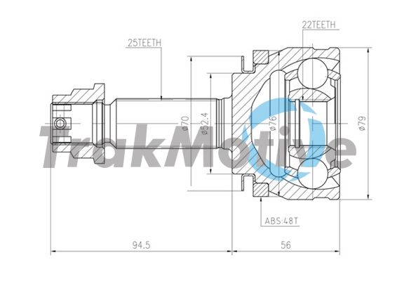 Joint Kit, drive shaft (G409128)