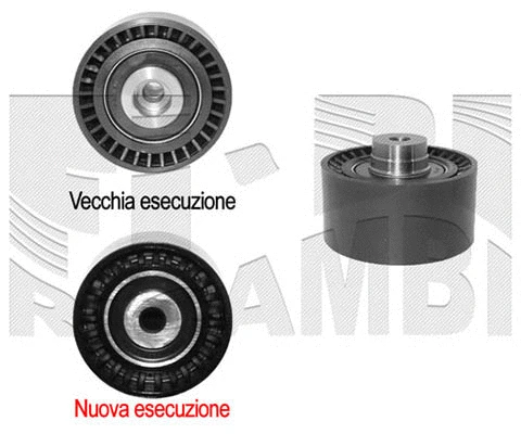 Deflection/Guide Pulley, timing belt (A05124)