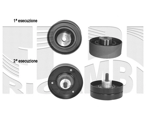Deflection/Guide Pulley, V-ribbed belt (A00796)