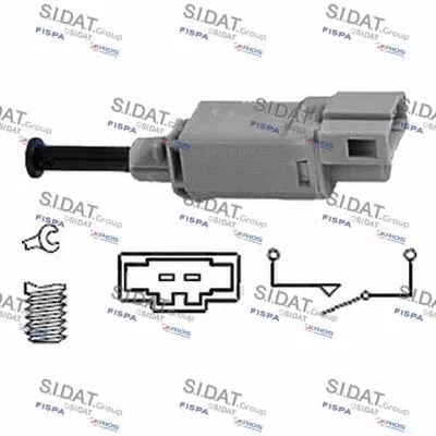 Switch, clutch control (cruise control) (E140075)