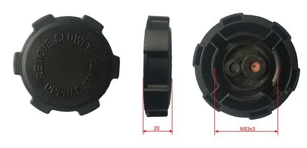 Cap, coolant tank (DBSC003TC)