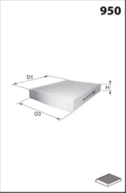 Filter, cabin air (HB207C)