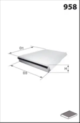 Filter, cabin air (HB721)