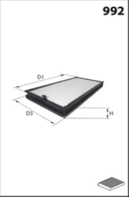 Filter, cabin air (HB515)