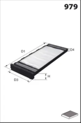 Filter, cabin air (HB352)