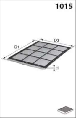 Filter, cabin air (HB200)