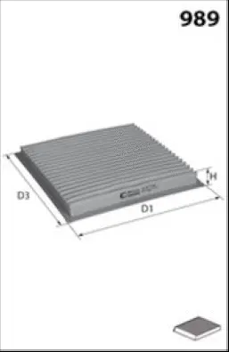 Filter, cabin air (HB195)