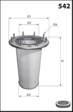 Secondary Air Filter (R838)