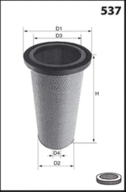 Secondary Air Filter (R949)