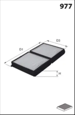 Filter, cabin air (HB327)