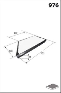 Filter, cabin air (HB132)