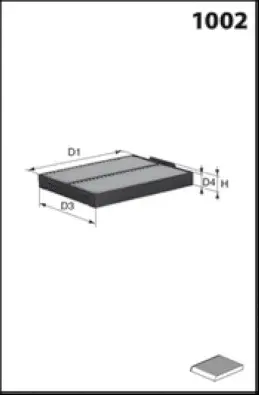 Filter, cabin air (HB347)