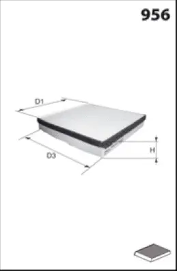 Filter, cabin air (HB106C)