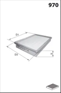 Filter, cabin air (HB392)