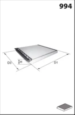 Filter, cabin air (HB285)