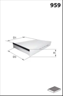 Filter, cabin air (HB111C)