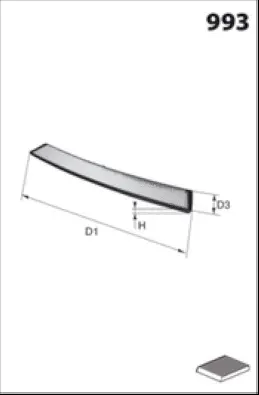 Filter, cabin air (HB191)