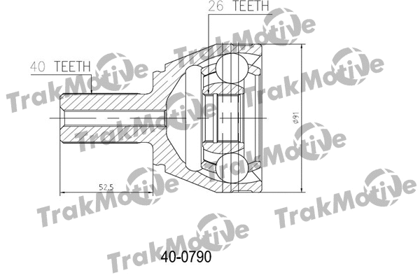 Joint Kit, drive shaft (40-0790)