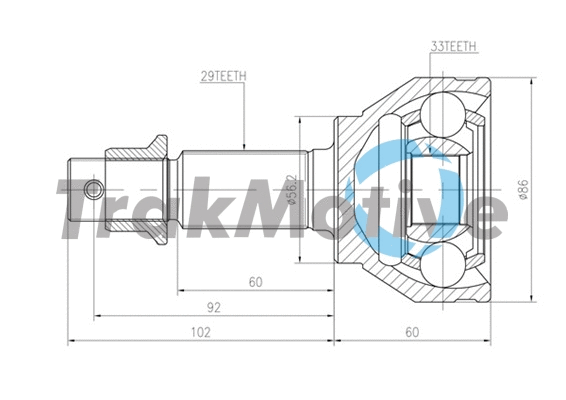 Joint Kit, drive shaft (40-0803)