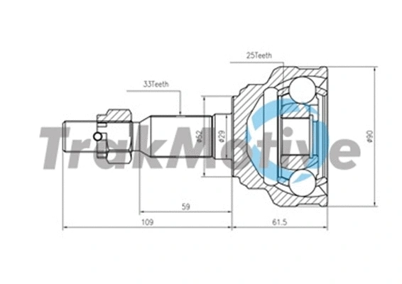 Joint Kit, drive shaft (40-0819)