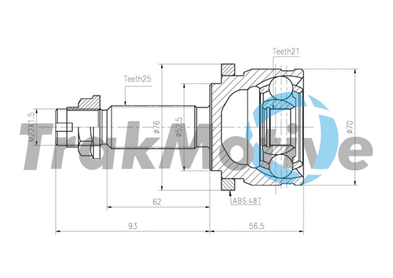 Joint Kit, drive shaft (40-0826)