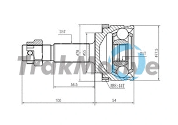 Joint Kit, drive shaft (40-0817)