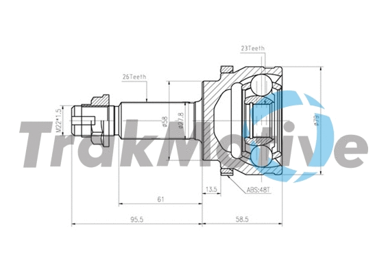 Joint Kit, drive shaft (40-0829)