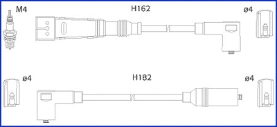 Ignition Cable Kit (134785)